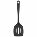 Paletta da cucina di colore nero. Materiale: nylon. Idoneo al contatto con gli alimenti. Può essere lavato in lavastoviglie.