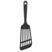 Paletta lunga da cucina di colore nero. Materiale: nylon. Idoneo al contatto con gli alimenti. Può essere lavato in lavastoviglie.