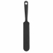 Spatola da cucina di colore nero. Materiale: nylon. Idoneo al contatto con gli alimenti. Può essere lavato in lavastoviglie.
