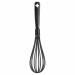 Frusta da cucina di colore nero. Materiale: nylon. Idoneo al contatto con gli alimenti. Può essere lavato in lavastoviglie.