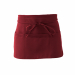 Grembiule Pub con 3 grandi tasche. Misure: 51x32cm. Colore: bordeaux. Taglia unica. 100% poliestere.