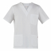 Casacca 100% cotone a maniche corte. Con un taschino applicato al petto sinistro e due tasche inferiori, 2 spacchetti laterali.  Ideale per abiente ospedaliero. Taglie disponibili: da XS -4XL. Slim Fit.
