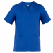 Casacca 100% cotone a maniche corte. Con un taschino applicato al petto sinistro e due tasche inferiori, 2 spacchetti laterali.  Ideale per abiente ospedaliero. Taglie disponibili: da XS -4XL. Slim Fit.