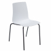 Sedia in polipropilene opaco con base nera. Il design moderno incontra la funzionalità. La sedia perfetta per dare colore ad ogni ambiente. Dimensioni: L48xP52,5xH82,5cm.
