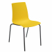 Sedia in polipropilene opaco con base nera. Il design moderno incontra la funzionalità. La sedia perfetta per dare colore ad ogni ambiente. Dimensioni: L48xP52,5xH82,5cm.