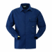 Camicia da lavoro con chiusura anteriore con bottoni tradizionali coperti. Taschino applicato al petto sinistro chiuso con aletta e velcro, carré posteriore. Etichetta jacquard con pittogrammi cucita sul polso manica destra, manica lunga con polsi chiusi 