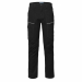 Pantalone da lavoro multitasca e invernale in cotone twill elasticizzato, con elastici laterali e passanti in vita, chiusura con zip e bottone. Tasca laterale porta metro sulla gamba sinistra e tasca laterale chiusa con aletta e velcro su gamba destra. Tr