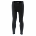 Pantalone termico, con vita e fondi a costina elasticizzata.Tessuto morbido ed elasticizzato, con speciali tramature adattive sul fronte, sul retro e lungo le gambe per libertà di movimento e maggiore aderenza al corpo. Inserto sotto cavallo per una perfe