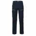 Pantalone da lavoro multitasca e invernale in cotone twill elasticizzato, con elastici laterali e passanti in vita, chiusura con zip e bottone. Tasca laterale porta metro sulla gamba sinistra e tasca laterale chiusa con aletta e velcro su gamba destra. Tr