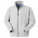 Felpa in cotone (80%) e PL (20%) con chiusura anteriore con cerniera centrale, collo alto, parasudore di colore a contrasto interno al collo, polsi e fascia girovita in maglia elastica, due tasche inferiori a filetto. Su ordinazione tutte le taglie da S a