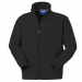Felpa in cotone (80%) e PL (20%) con chiusura anteriore con cerniera centrale, collo alto, parasudore di colore a contrasto interno al collo, polsi e fascia girovita in maglia elastica, due tasche inferiori a filetto. Su ordinazione tutte le taglie da S a