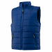 Gilet in poliestere imbottito con chiusura anteriore con zip, due tasche inferiori a filetto chiuse con zip e tasca multifunzionale interna. Su ordinazione tutte le taglie da S a 5XL.