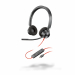 Collegamento al PC via USB-A
Microfono flessibile a cancellazione di rumore
SoundGuard: Limitazione del livello sonoro per proteggere dai picchi di rumore superiori a 118 dBA. Il supporto G616 limita il volume a 102 dB (SPL).
Tasto per accettazione/termin