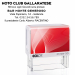 Timbro Printer 50 G7 autoinchiostante. Compatto con nuova montatura in ABS antiurto. Ampio spazio per individuazione del timbro. Dotato di tampone inchiostrato di colore nero. Personalizzabile su 7 righe con logo, indirizzo o altro testo. Area stampa 30x6