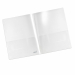 Cartelline due tasche interne orizzontali, formato interno A4.  PP trasparente. Disponibili in 2 colori.