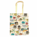 Shopper con manici e soffietto. Dim. 35x40cm. Collezione realizzata utilizzando carta lavabile a mano, ottenendo prodotti che durano nel tempo e a prova di macchia. Carta da 100gr.