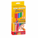 Matite colorate con fusto esagonale verniciato nel colore della mina. Mina super resistente da 2,9 mm. Facili da temperare, personalizzabili con una normale penna. Adatte per scrittura, disegno tecnico e artistico. Temperamatite omaggio in ogni confezione