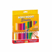 Matite colorate con fusto esagonale verniciato nel colore della mina. Mina super resistente da 2,9 mm. Facili da temperare, personalizzabili con una normale penna. Adatte per scrittura, disegno tecnico e artistico. Temperamatite omaggio in ogni confezione