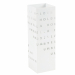 Portaombrelli in metallo verniciato fantasia lettere bero Dimensioni: 15,5x15,5x49Hcm