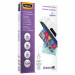 3 strati come le 3 componenti che formano il composto della pouch:PET -  Polyethylene Terephtalate/ LDPE -  Low Density Polyethylene /EVA -  Ethylene Vinyl Acetate. In fase di plastificazione la componente LDPE viene assorbita dal componente PET; questo p