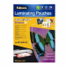 3 strati come le 3 componenti che formano il composto della pouch:PET -  Polyethylene Terephtalate/ LDPE -  Low Density Polyethylene /EVA -  Ethylene Vinyl Acetate. In fase di plastificazione la componente LDPE viene assorbita dal componente PET; questo p
