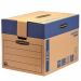 Scatola per traslochi dimensione grande. Estrema robustezza grazie al cartone doppio strato. Fori per il sollevamento con maniglia rinforzata. Non necessitano di nastro adesivo per la chiusura. Assemblaggio veloce e semplice grazie al sistema automontante