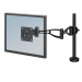 Braccia portamonitor, versione per monitor singolo, regolabile in profondità. aggiustabile in altezza e angolatura per ottimizzare la visione dello schermo. Ingombro minimo dello spazio per la massimizzazione del comfort. Range del morsetto per fissaggio 