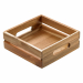 Cassetta in Acacia 20x20x7h cm. Peso netto unità 320gr. Materiale Acacia. Colore naturale. Legno di Acacia, idoneo al contatto alimentare. Lavabile a mano. Per i cibi caldi,per evitare che si alterino i sapori,si consiglia di evitare il contatto prolungat