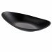 Piatto ovale in melamina nera, 31x16x4 cm. Peso netto 291gr. Capacità: 650ml. Colore Nero. 100% Melamina, prodotto idoneo al contatto con tutti i tipi di alimenti (T max70°C). Articolo lavabile in lavastoviglie; Da non utilizzare con utensili taglienti. P