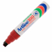 Marcatore permanente con punta a scalpello. Scrive su tutte le superfici come carta, vetro, porcellana, metallo, plastica, gomma e legno.Lunga durata,asciugatura rapida.Resistente all'acqua.Fusto in alluminio.Ricaricabile.Non contiene xylene.Punta a scalp