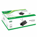 Clip in metallo nero per rilegare fino a 19mm. Alette a pinza in acciaio.
