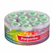 Barattolo contenente 12 tubetti da 15gr di glitter nei colori oro, argento rosso e blu.