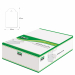 Scatola contenente 500 cartoncini sagomati con filo per etichettatura a mano. Formato etichetta 28x43mm