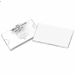 Portabadge in acrilico imbustati singolarmente; formato utile 65x30mm; clip in plastica e spilla in metallo.
Scatola da 24 portabadge imbustati singolarmente.