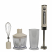 Set senza fili ricaricabile completo di sbattitore, tritatutto, frullatore a immersione da 150W e bicchiere graduato. 
• Stelo in acciaio inox con doppia lama in acciaio inox
• Batteria agli ioni di litio da 7,4 V 2000 mAh, motore DC
• Regolazione 5 veloc
