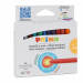 Colore a base di cera per sua caratteristica scorrevole sulla carta lascia un segno di tono vivo e lucido. Si presta ad essere utilizzato con successo da artisti di tutte le età a seconda della manualità e dell’esperienza. Utilizzabile su carta o cartonci
