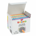 Gesso tondo non polveroso per lavagna in ardesia.  Lunghezza 80mm con diametro 9mm
