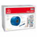 Kit imballaggio per una facile reggiatura, ideale per casse, tubi, documenti e archivi libri, ecc. Contiene 600 m di reggia 12 x 0,45mm, 200 sigilli in plastica e 1 taglierino. Dimensioni confezione : 32 x 25 x 16cm. Peso: 2,8kg.