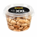 Bicchiere da 120gr Mandorle pelate tostate e salate. Ingredienti: mandorle pelate (98.8%), sale (1.2%).