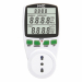 Misuratore di potenza con display LCD da 16 A e 230 V. Ideale per monitorare i consumi elettrici degli elettrodomestici e dei dispositivi elettrici. Permette la visualizzazione di Watt, Volt, Ampere, Hertz e Kwh. Impostando la tariffa energetica, lo strum