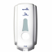 Dispenser da muro ad erogazione spray, ricaricabile con  ricariche T-S800. Dimensioni: 118 (L) x 130 (P) x 260 (H) mm