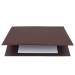 Sottomano doppio in similpelle 48x32cm.
Colore: marrone.