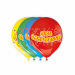 Palloncini in lattice diametro 30cm. Colori assortiti con scritta 