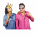 Photo Booth Buon Unicorno 8 fantasie di divertenti accessori per rendere uniche le tue fotografie.