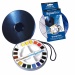 Scatola in metallo con 18 demi godet assortiti e pennello. Colori trasparenti, intensi e facilmente applicabili. Elevato potere colorante. Perfetti per creare delicate velature.