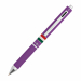 Penna a sfera multifunzione in metallo satinato/gommato con bandiera Italia. Punta a sfera nero, blu, rosso e portamine da 0,5 mm. Confezione in tubo di alluminio.