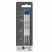 Refill standard con inchiostro liquido con brevettto Quinkflow con punta a sfera. 
Blister 3 refill punta media.
Lunghezza 97mm