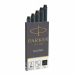 Cartucce standard inchiostro Quink per stilografiche. Lunghezza 75mm. 
Colore: nero.
Scatola da 5 cartucce.