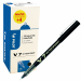 Roller usa e getta ad inchiostro liquido. Livello di inchiostro visibile. Clip in metallo.
Punta 0,7mm. Colore: nero.
Value pack 16+4