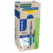Roller gel a scatto realizzata con almeno l'86% di plastica riciclata derivante da bottiglie di cui il 2,5% recuperato negli oceani (parti di ricambio escluse). Sfera in carburo di tungsteno, grip ergonomico, riserva d'inchiostro visibile. Ricaricabile co